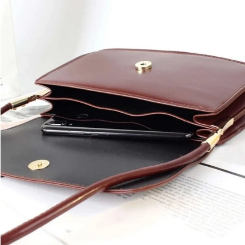 Bolsa de Ombro Baguette Croc