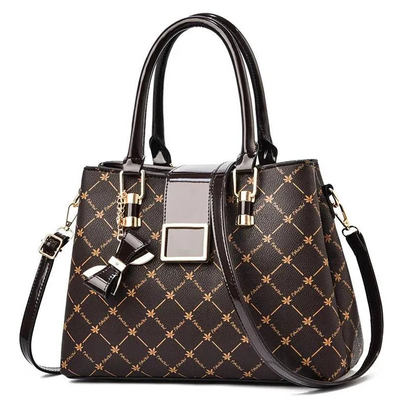 Bolsa Feminina de Ombro Clássica de Luxo