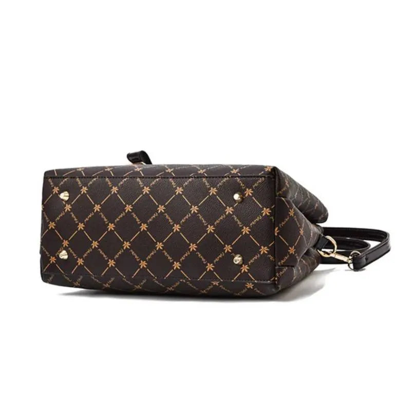 Bolsa Feminina de Ombro Clássica de Luxo