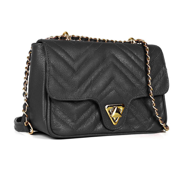 Bolsa de couro em Matelassê Camille