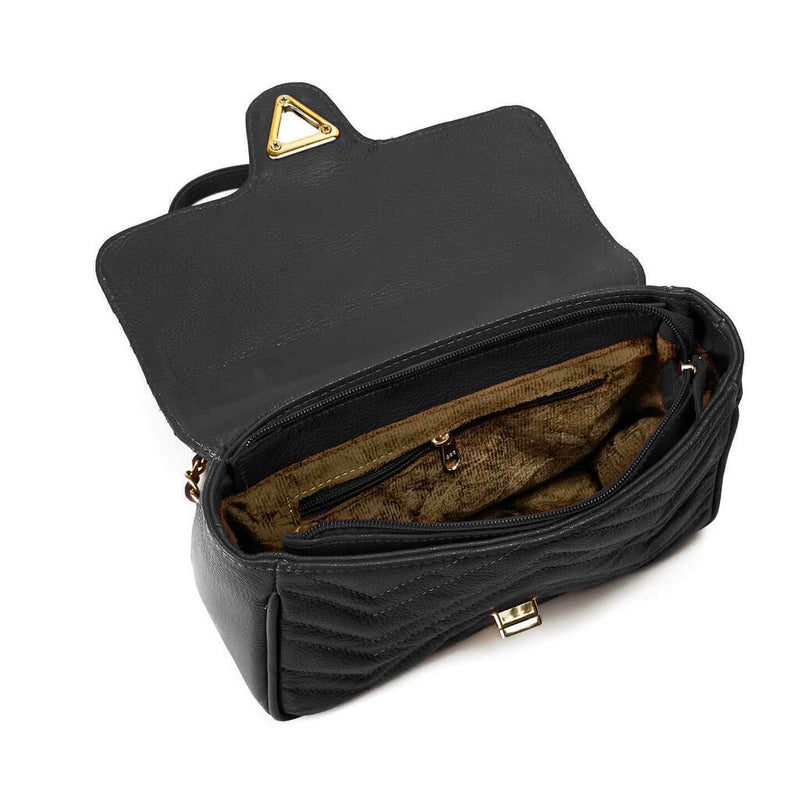 Bolsa de couro em Matelassê Camille
