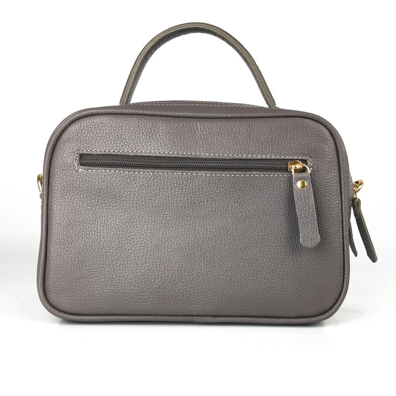 Bolsa de Couro Legitimo feminina Baú CZE