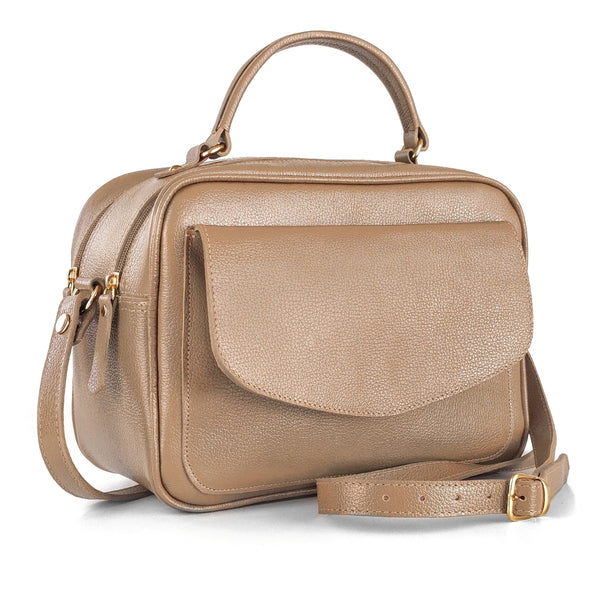 Selma BIG Bolsa de Couro Legitimo feminina Baú